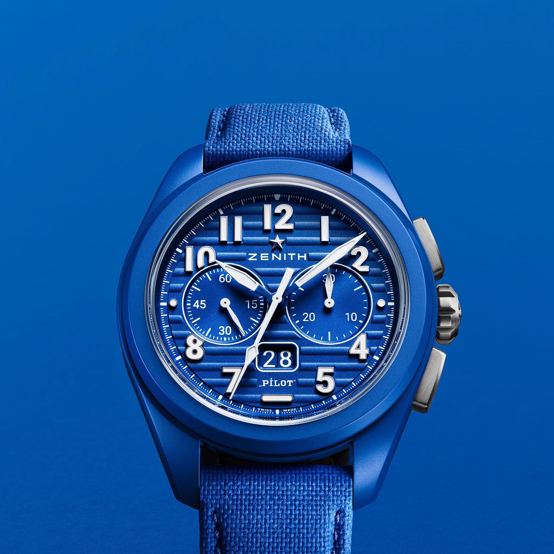 ZENITH Pilot Big Date Flyback