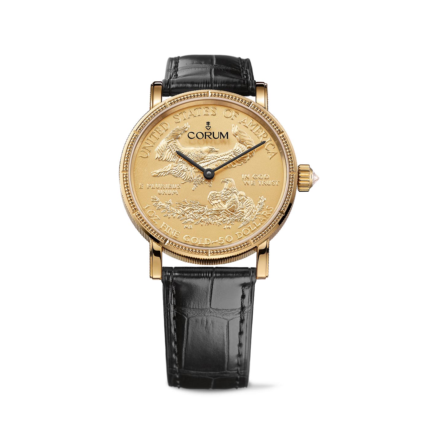 Münzuhr Jubiläum 50th Anniversary - Corum