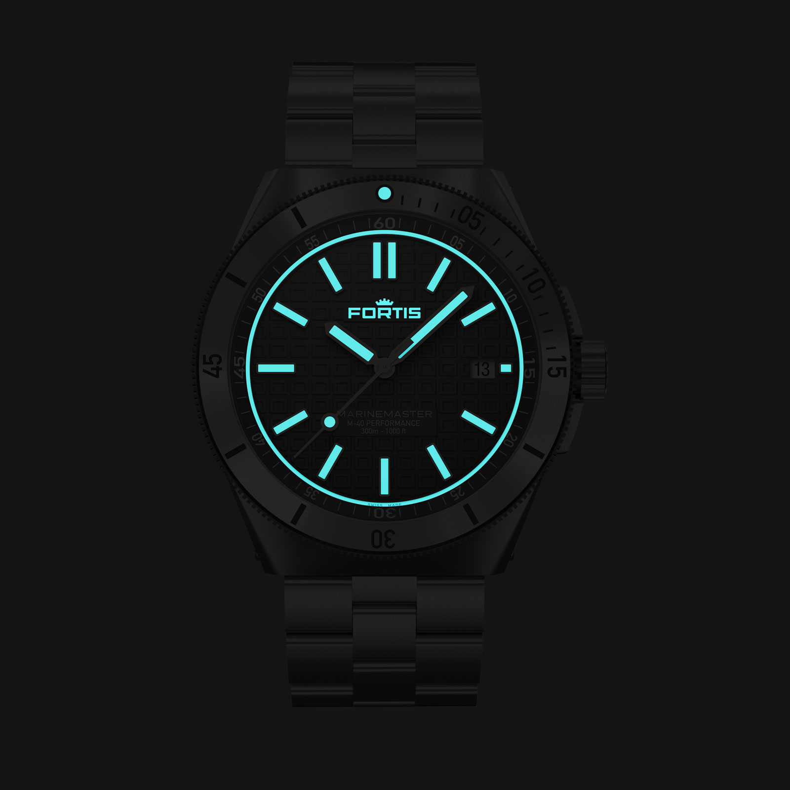 Marinemaster M-40 Rockstone Gray - Fortis Detailansicht