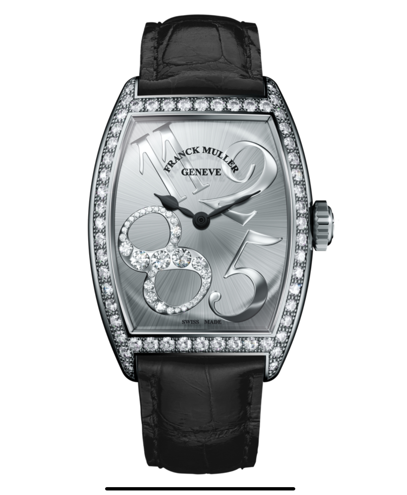 Cintrée Curvex "Lucky 8" schwarz - Franck Muller