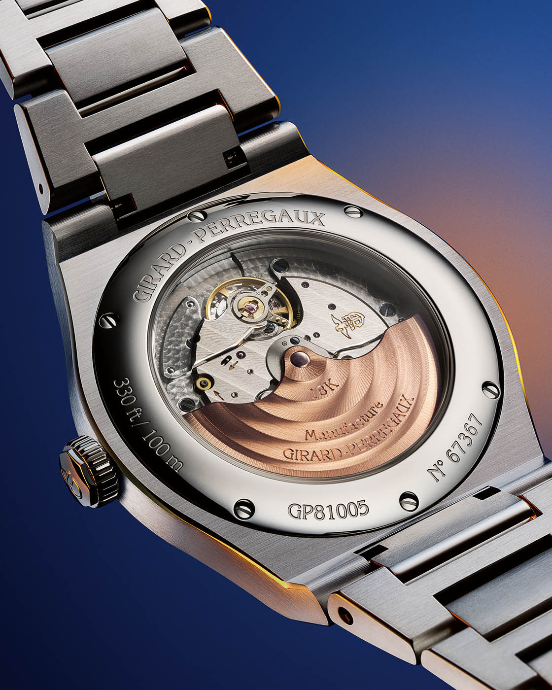 Laureato 38mm "Midnightblue" - Girard-Perregaux Detailansicht