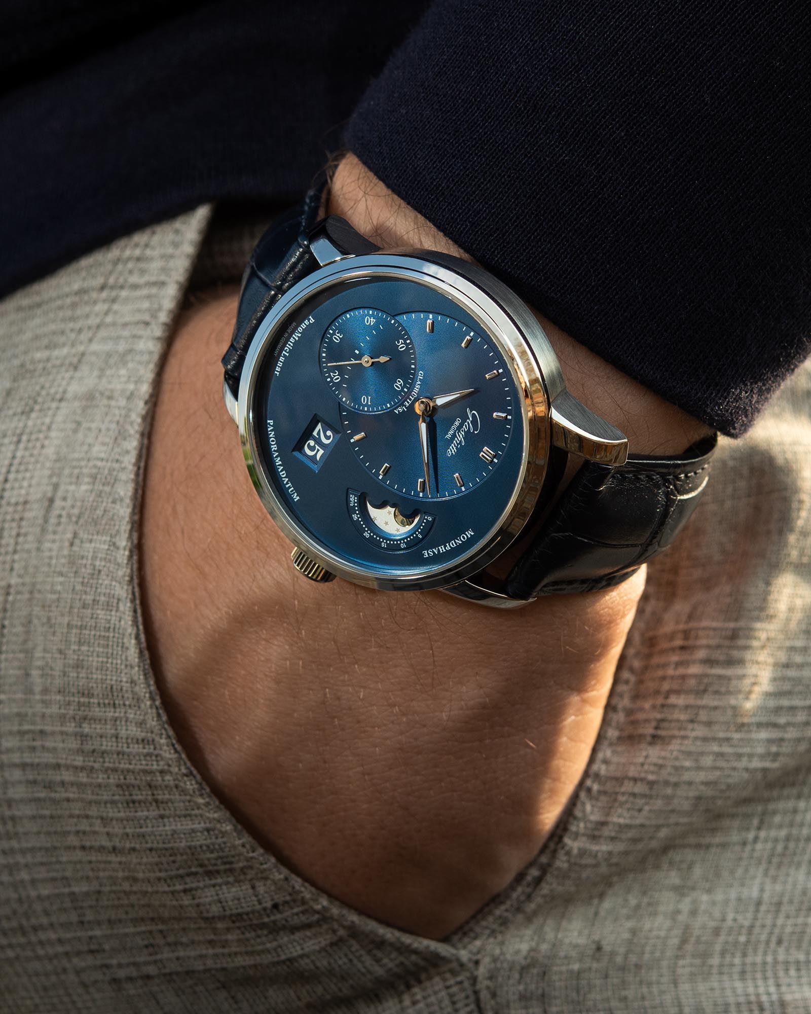 PanoMaticLunar - Glashütte Original Detailansicht