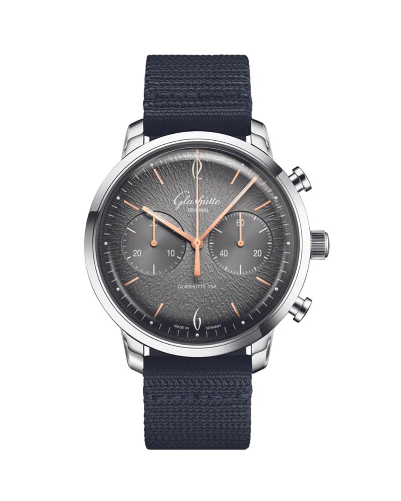 Sixties Chronograph 42 Schwarzgrau - Glashütte Original