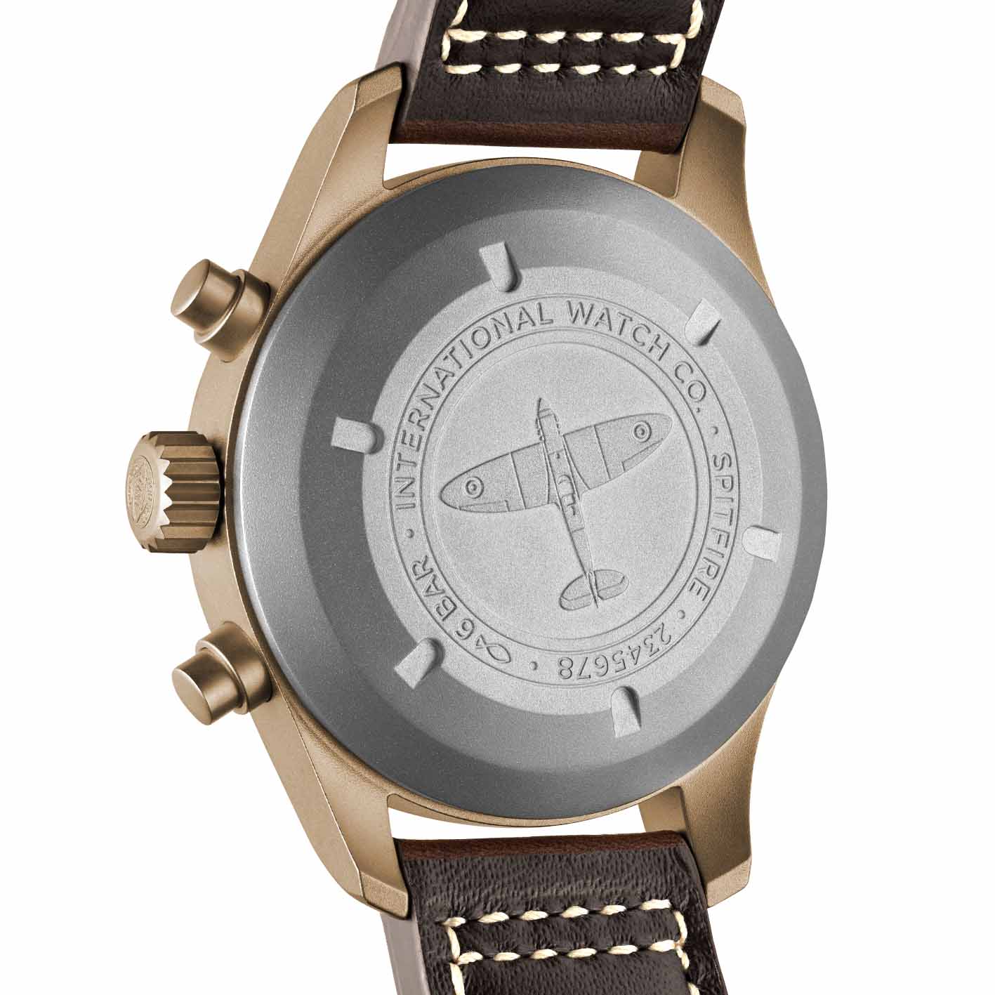 Fliegeruhr Chronograph Spitfire 41 Bronze - IWC Detailansicht