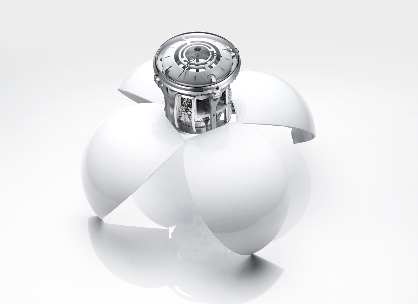 Orb White Laquered Limited Edition - L'Epee Detailansicht