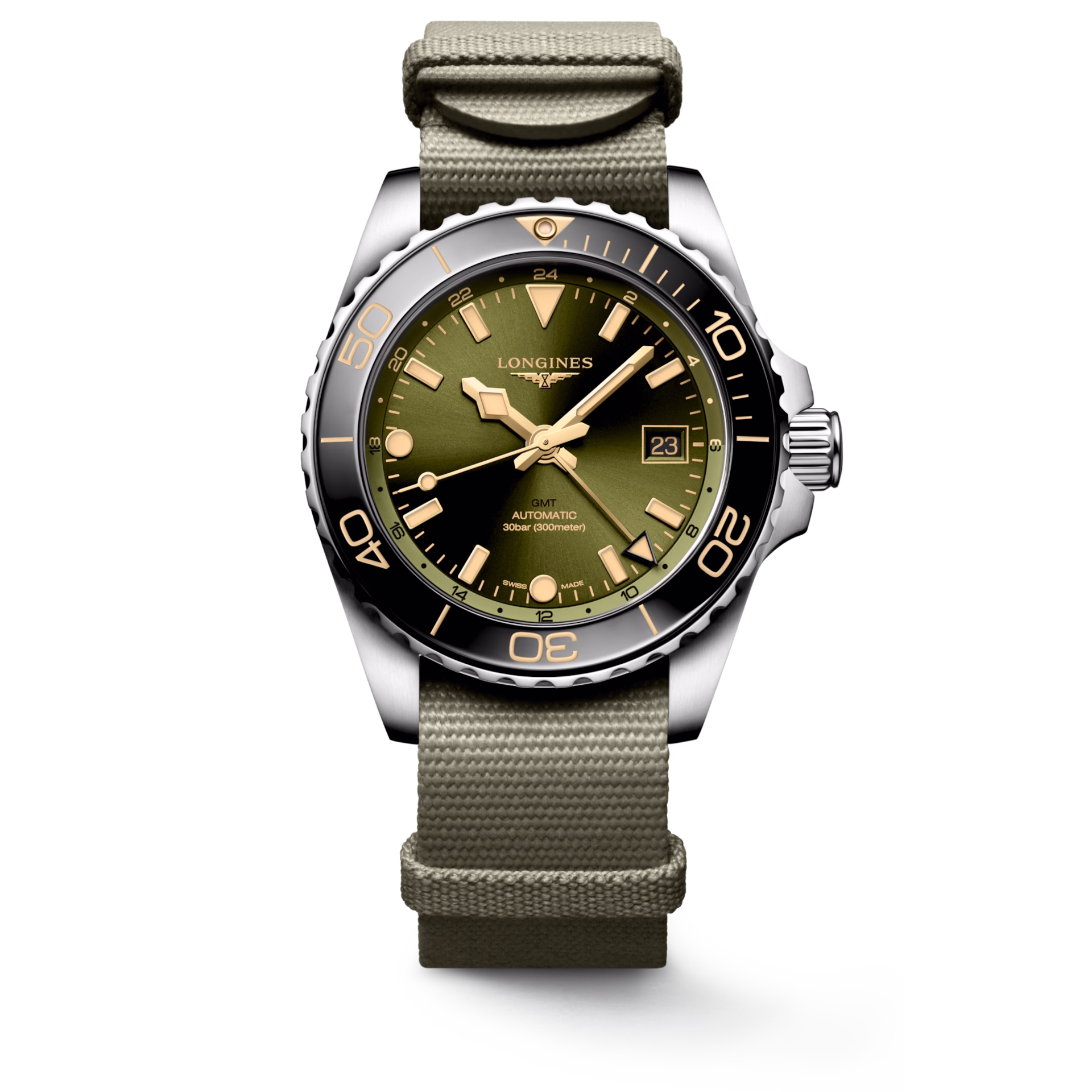 Hydroconquest A 41 Keramiklünette GMT - Longines