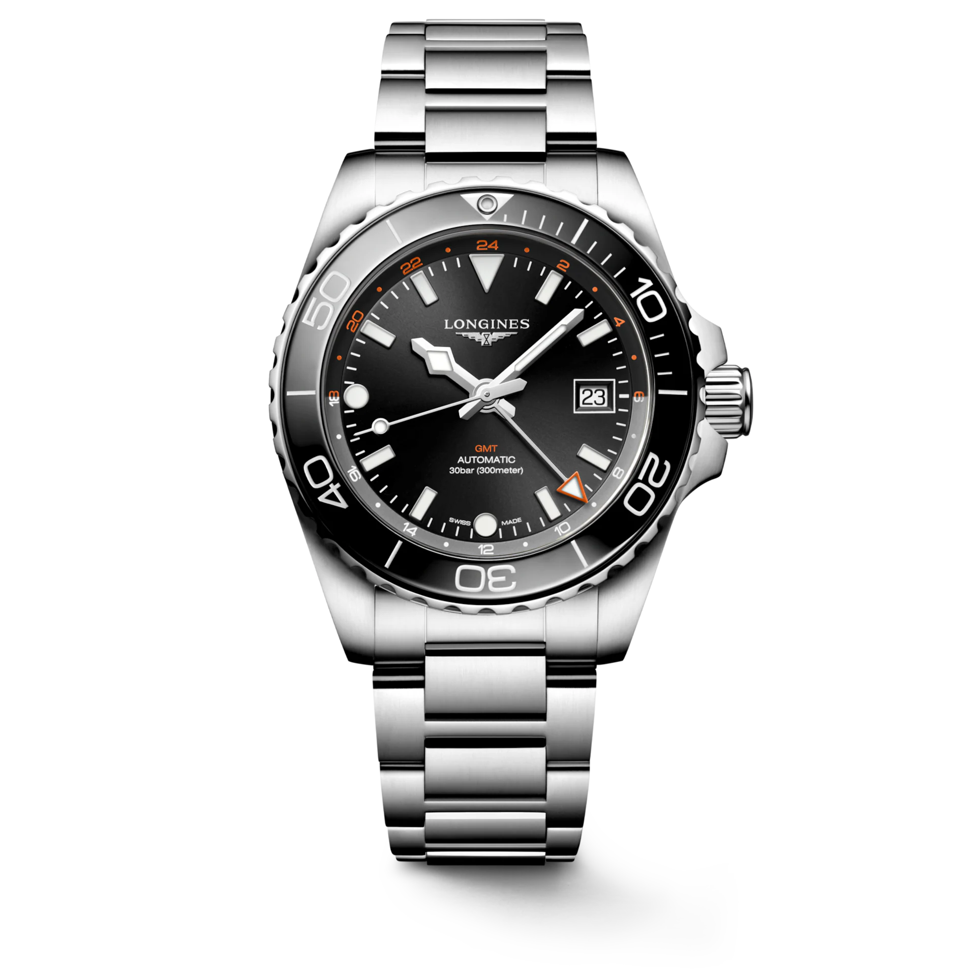 Hydroconquest A 41 Keramiklünette GMT - Longines