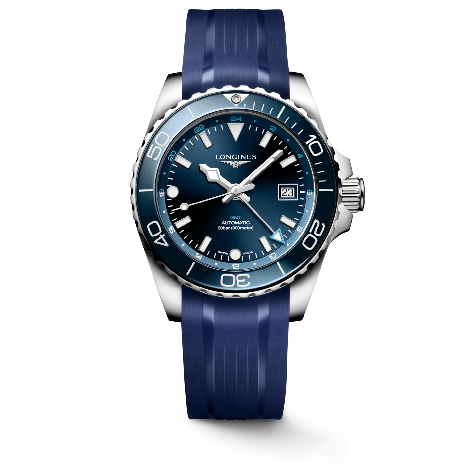 Hydroconquest A 41 Keramiklünette GMT - Longines