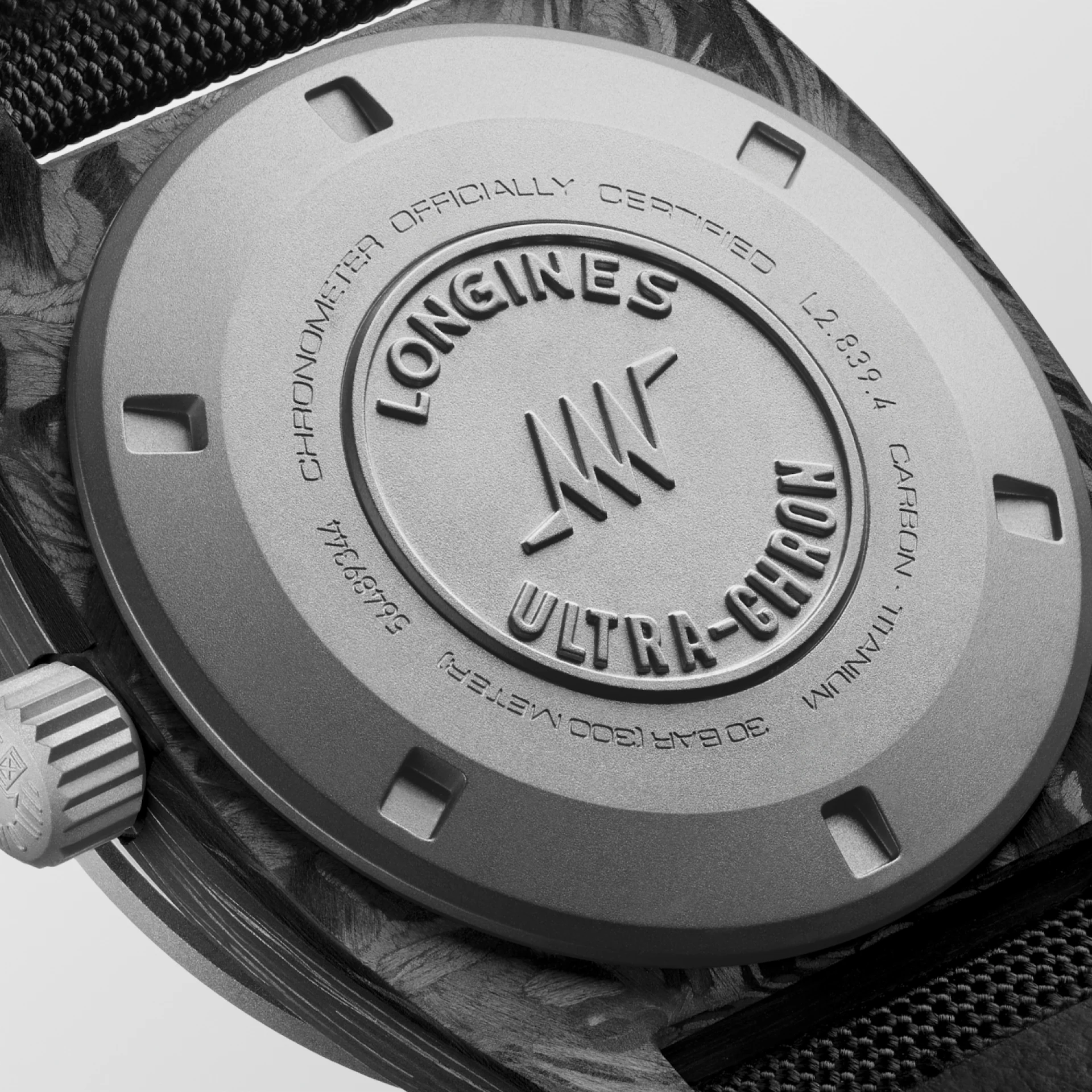 Ultra-Chron 43mm Carbon - Longines Detailansicht