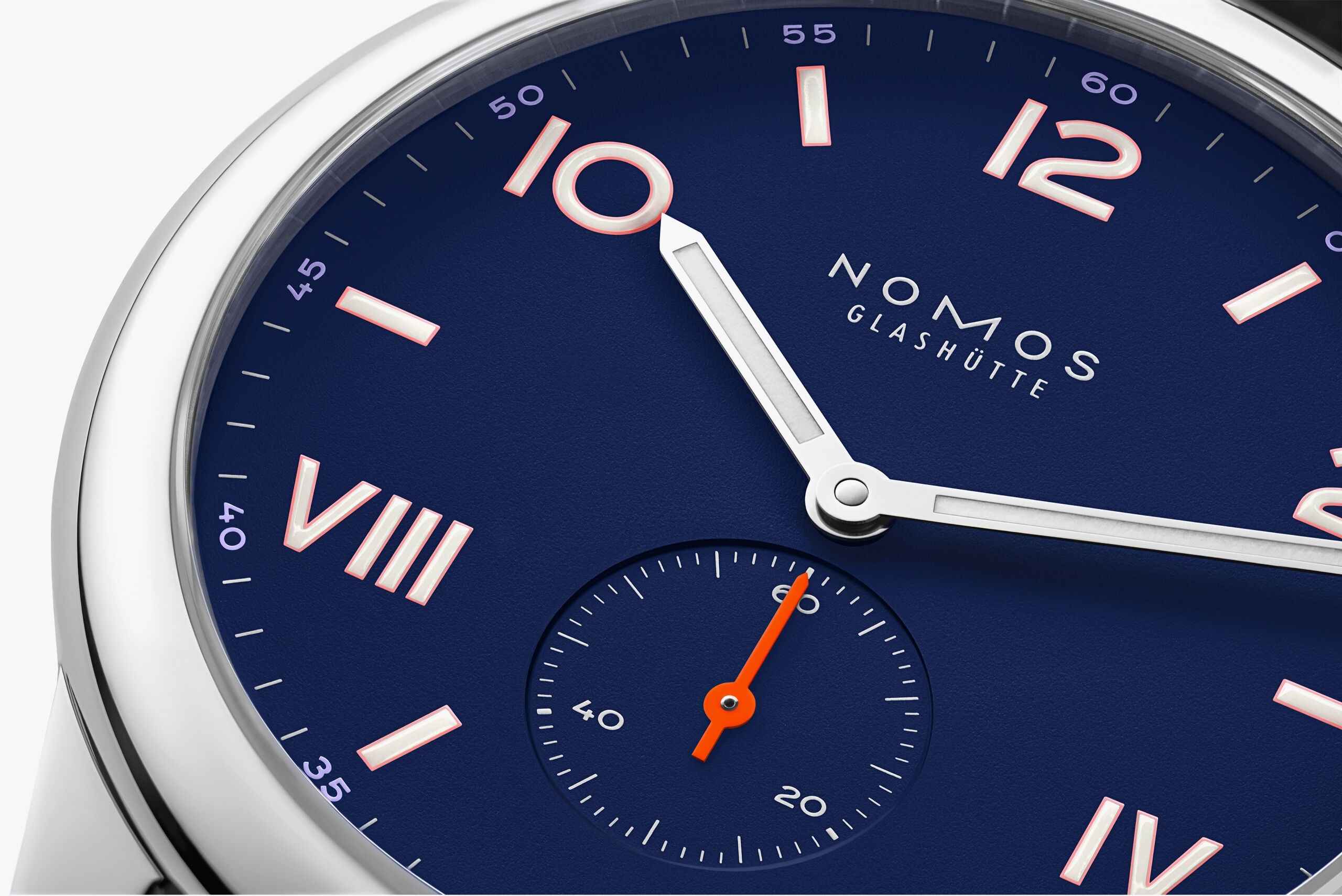 Club Campus 38 night sky - Nomos Glashütte Detailansicht