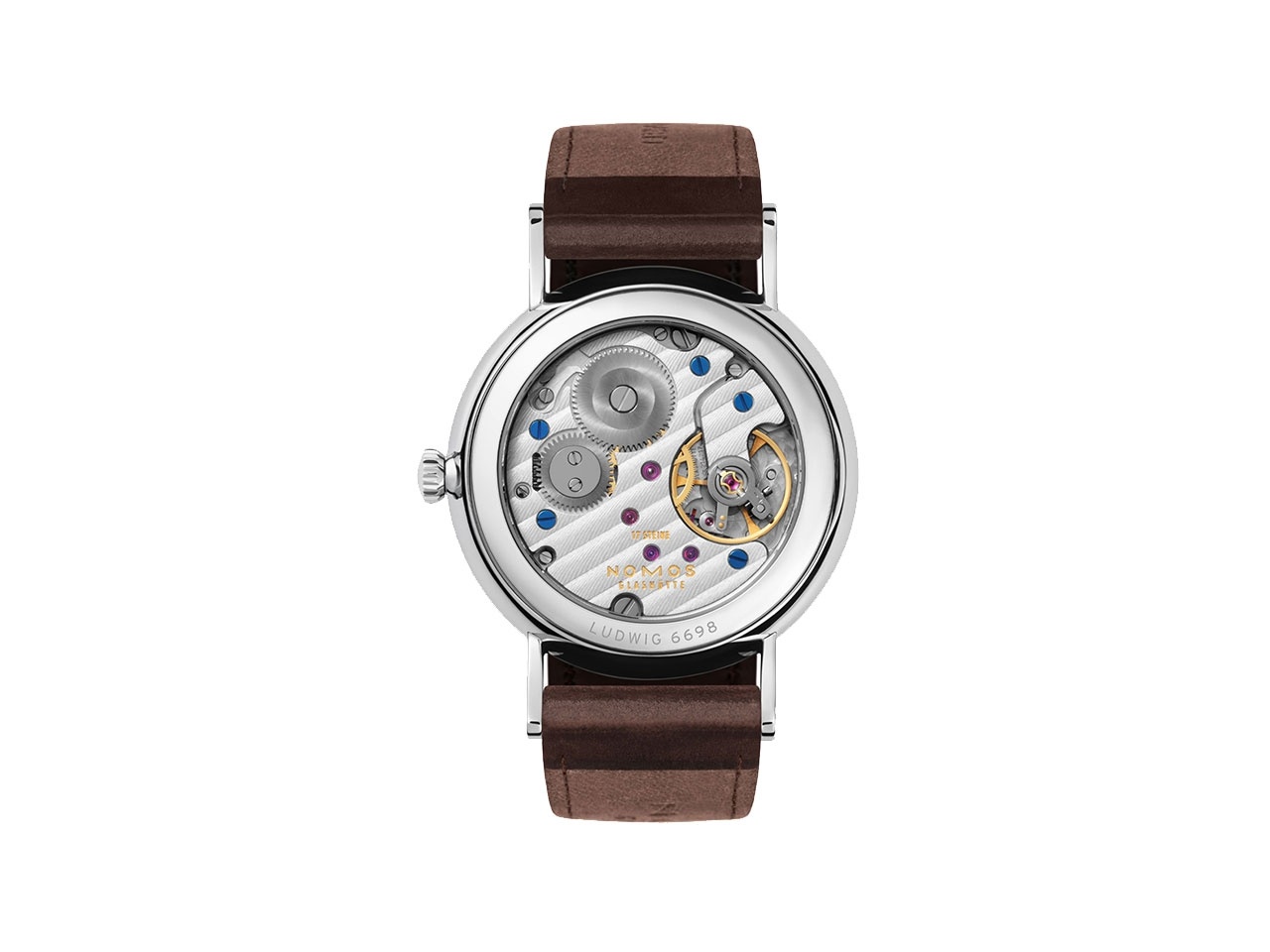 Ludwig 33 Duo emaille - Nomos Glashütte Detailansicht