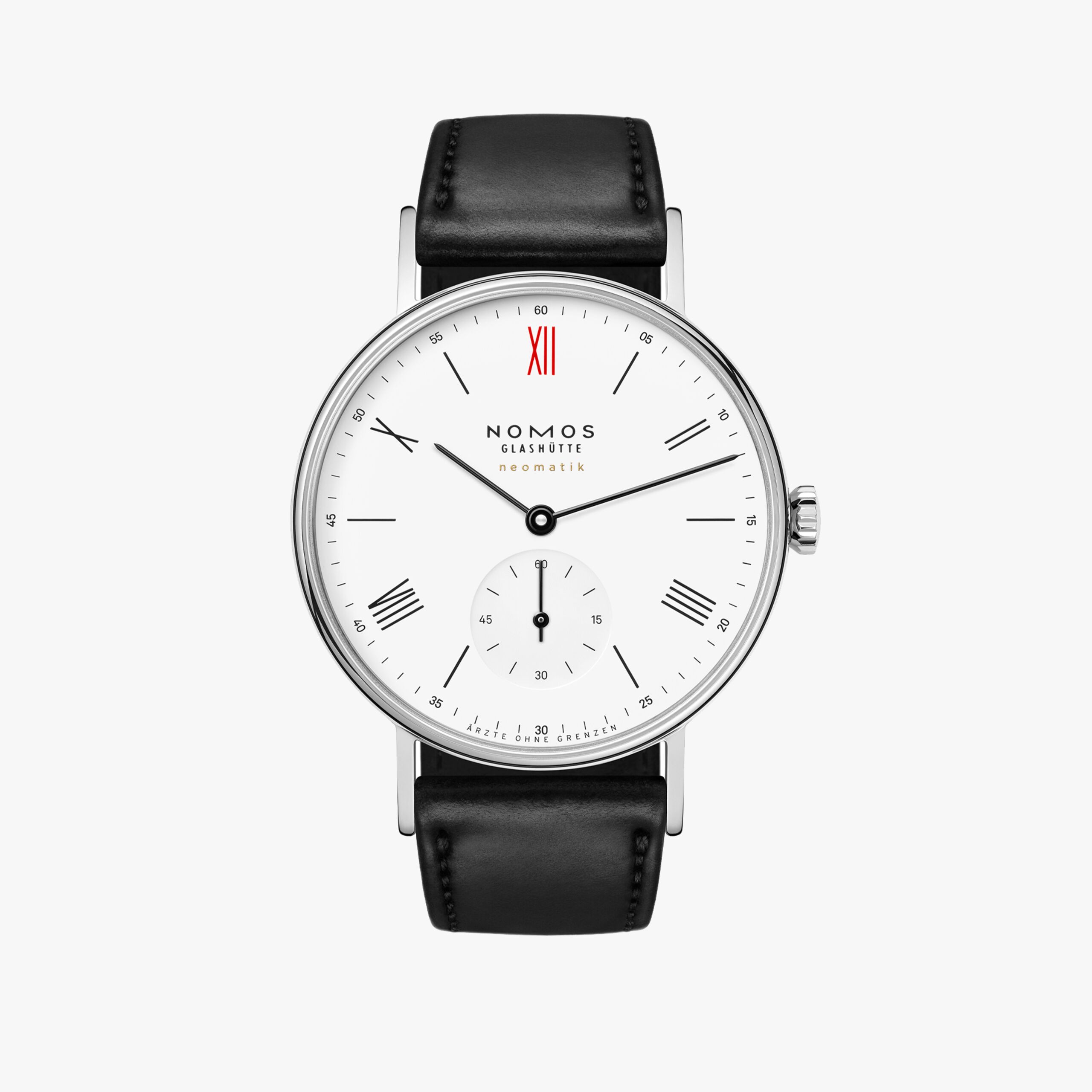 Ludwig neomatik 36 - Ärzte ohne Grenzen - Nomos Glashütte