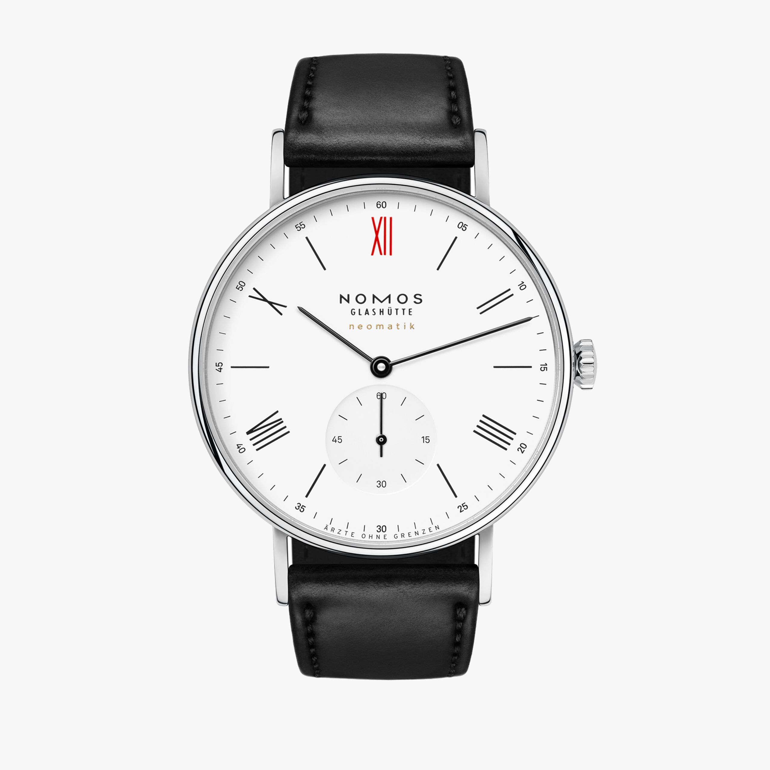 Ludwig neomatik 39 - Ärzte ohne Grenzen - Nomos Glashütte