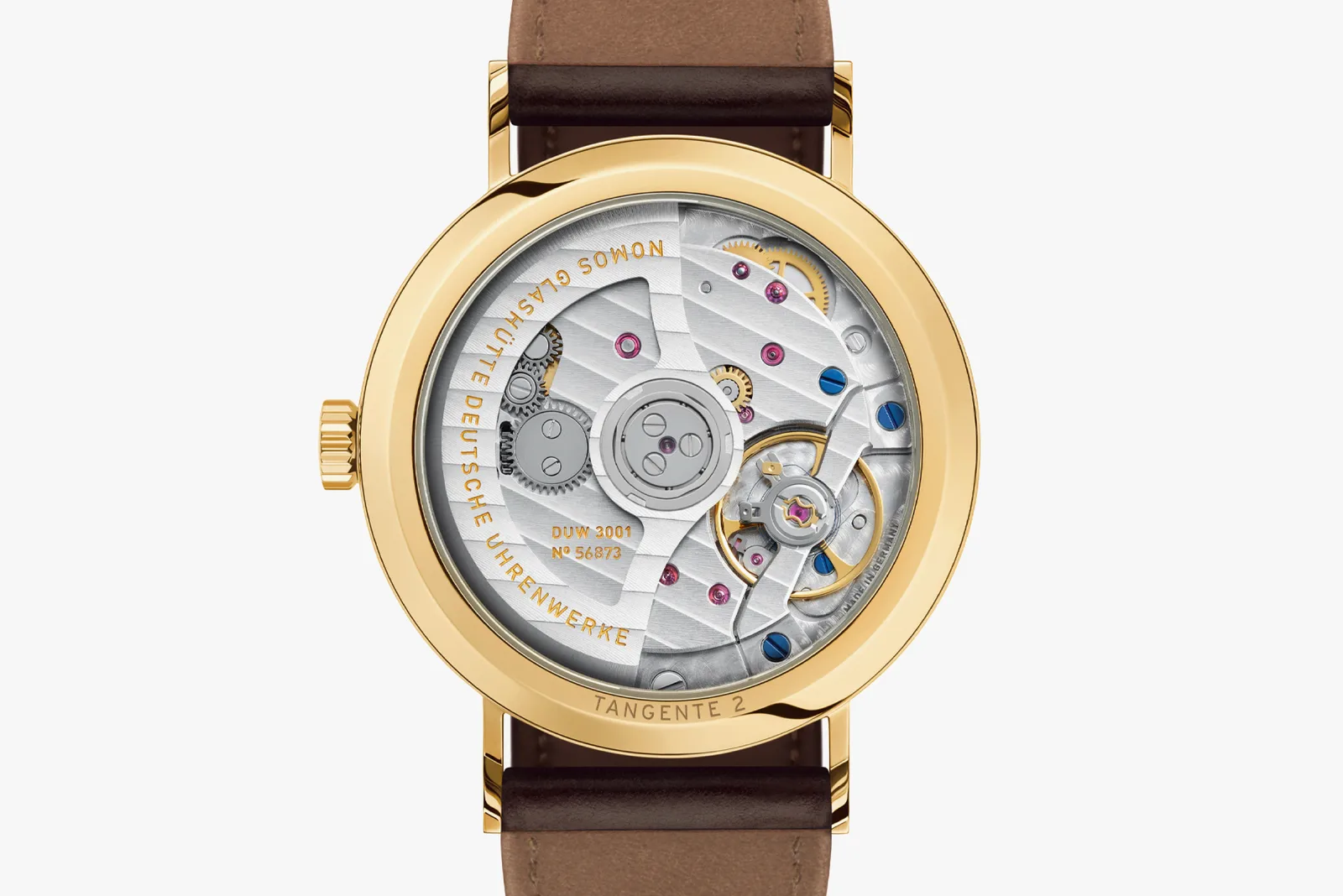 Tangente Gold neomatik doré 35 - Nomos Glashütte Detailansicht
