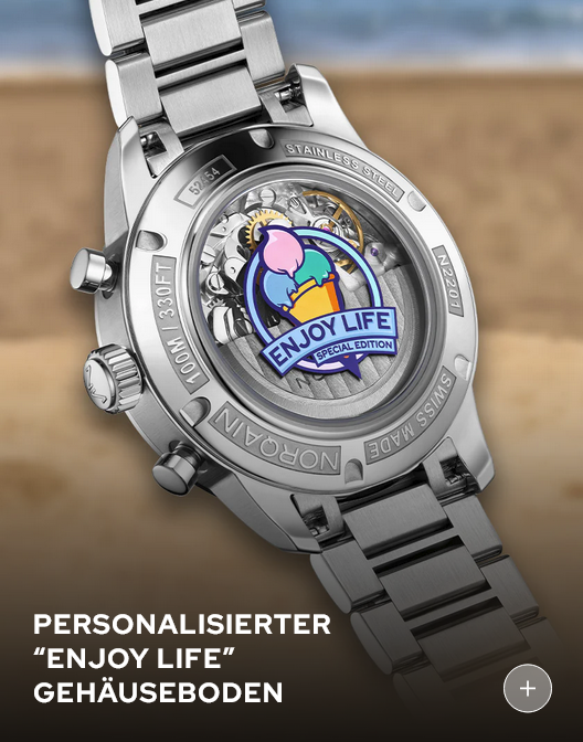 Freedom 60 Chronograph 40 Enjoy Life - Norqain Detailansicht
