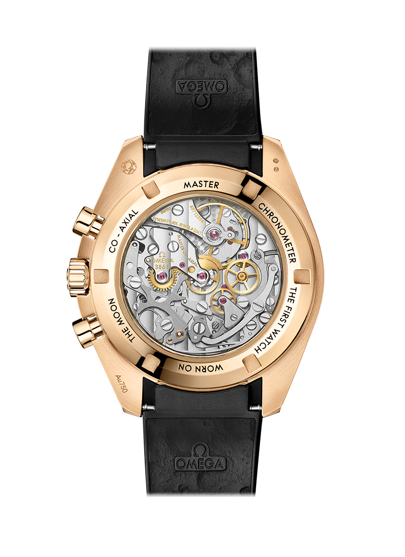 Speedmaster Moon Prof "The first watch worn on the Moon"Moonshine Gold - Omega Detailansicht