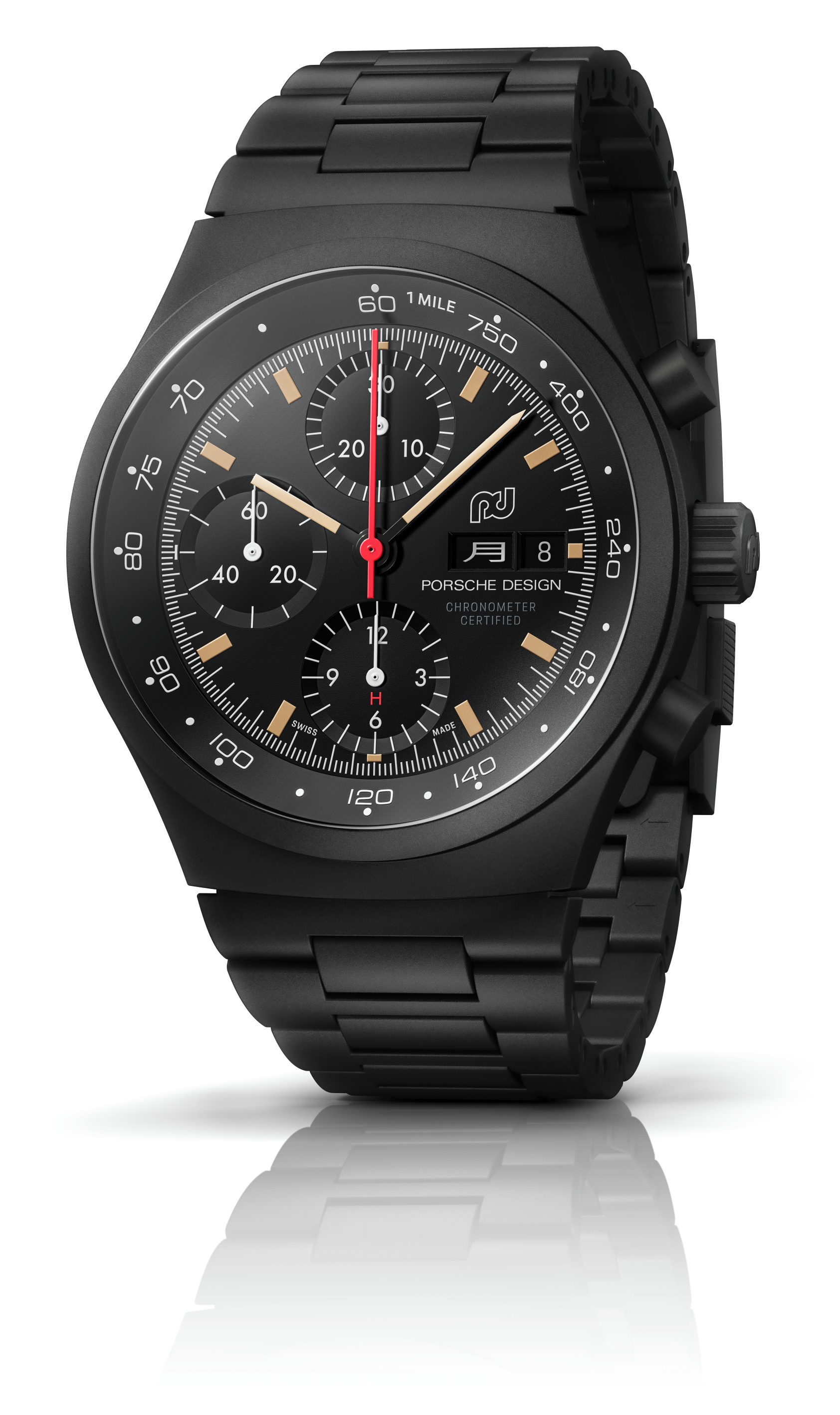 Chronograph 1 1972 LE Hodinkee - Porsche Design Detailansicht