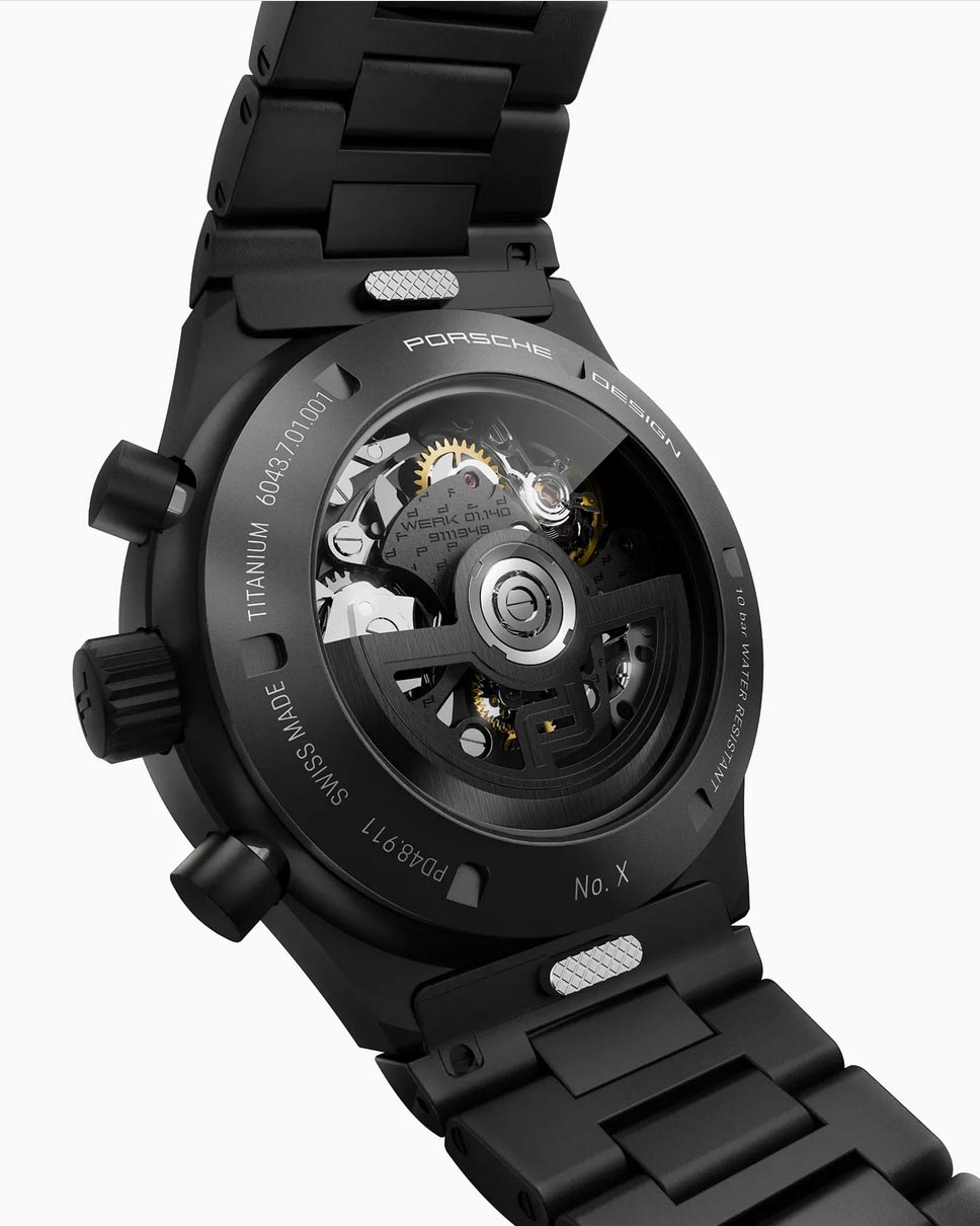 Chronograph 1 All Black numbered Edition - Porsche Design Detailansicht