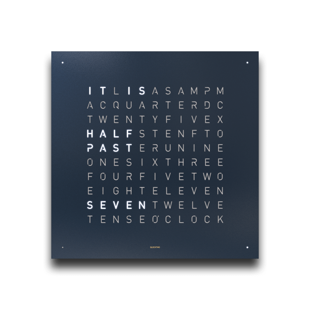 Qlocktwo Earth 45 Universe "Midnight" LE - Qlocktwo