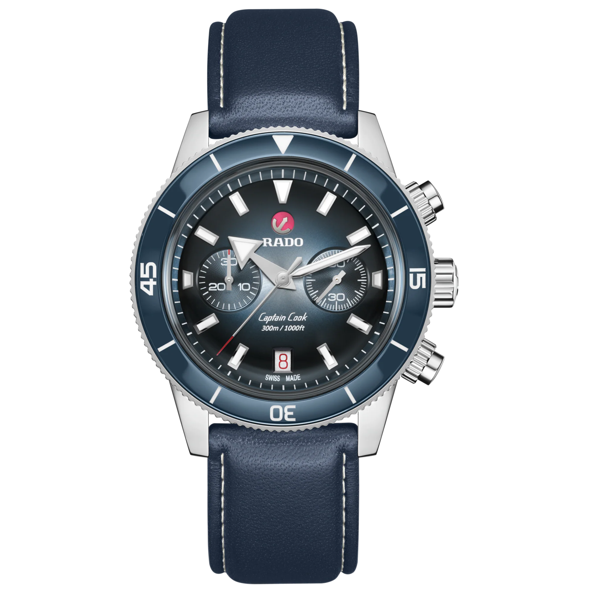 Captain Cook Automatik Chronograph XL 43 - Rado Detailansicht