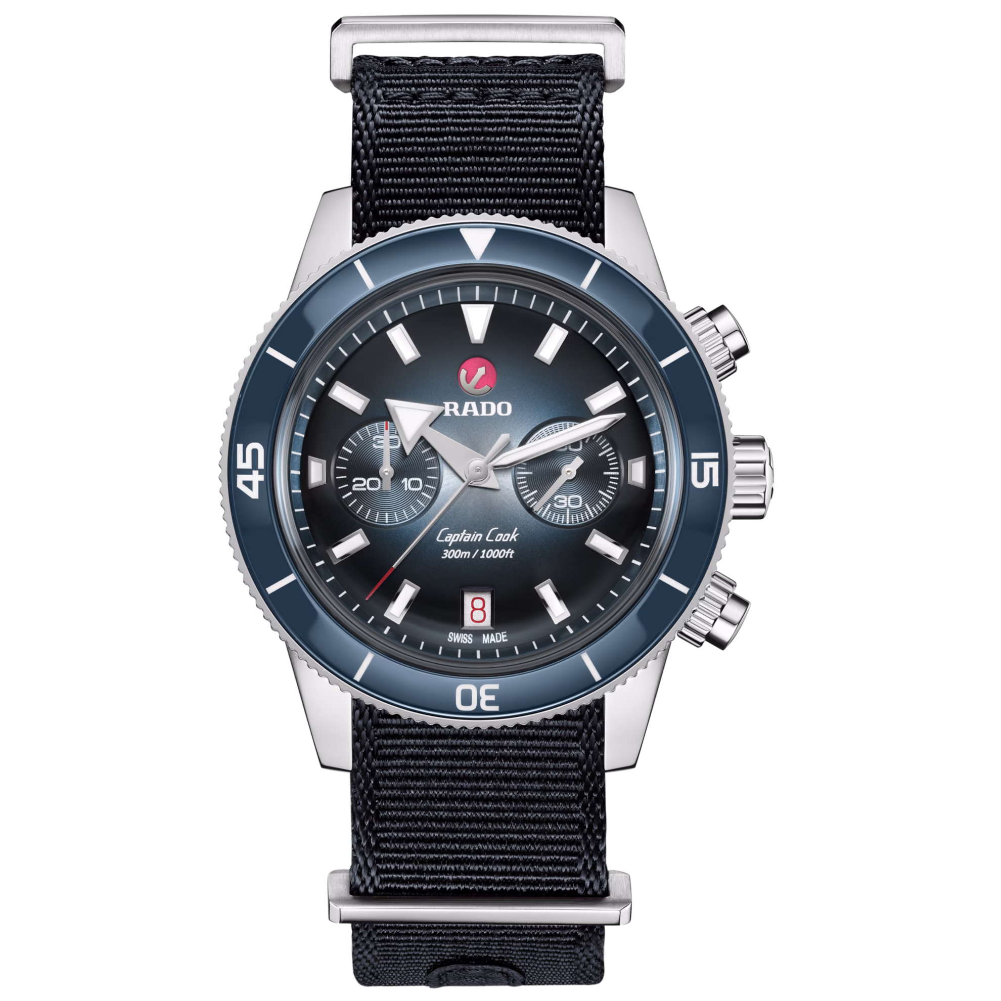 Captain Cook Automatik Chronograph XL 43 - Rado Detailansicht