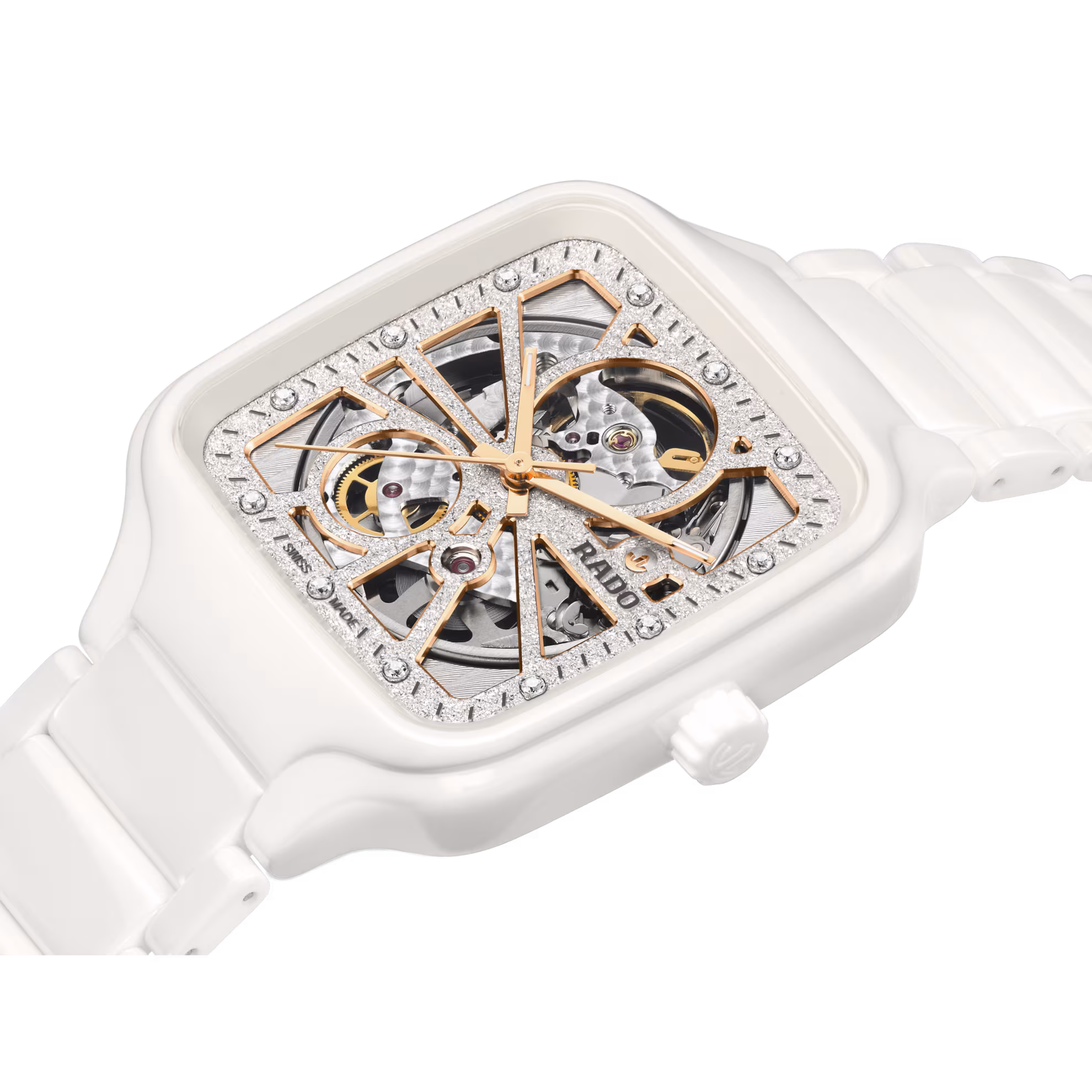 True Square Open Heart Skeleton L - Rado Detailansicht