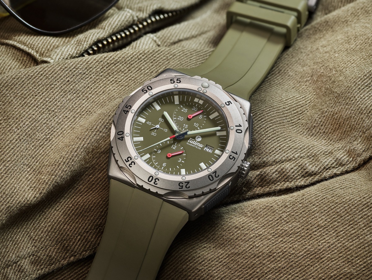 M2 Pioneer Chronograph "Mara Safari" LE - Tutima Detailansicht