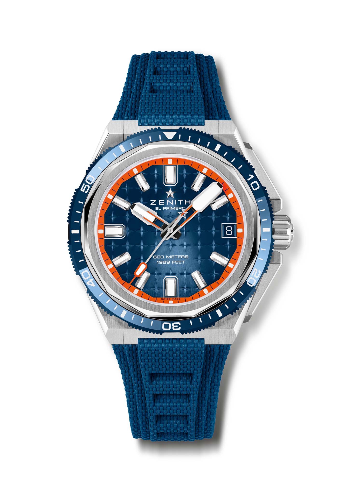 Defy Extreme Diver 43 blau - Zenith Detailansicht