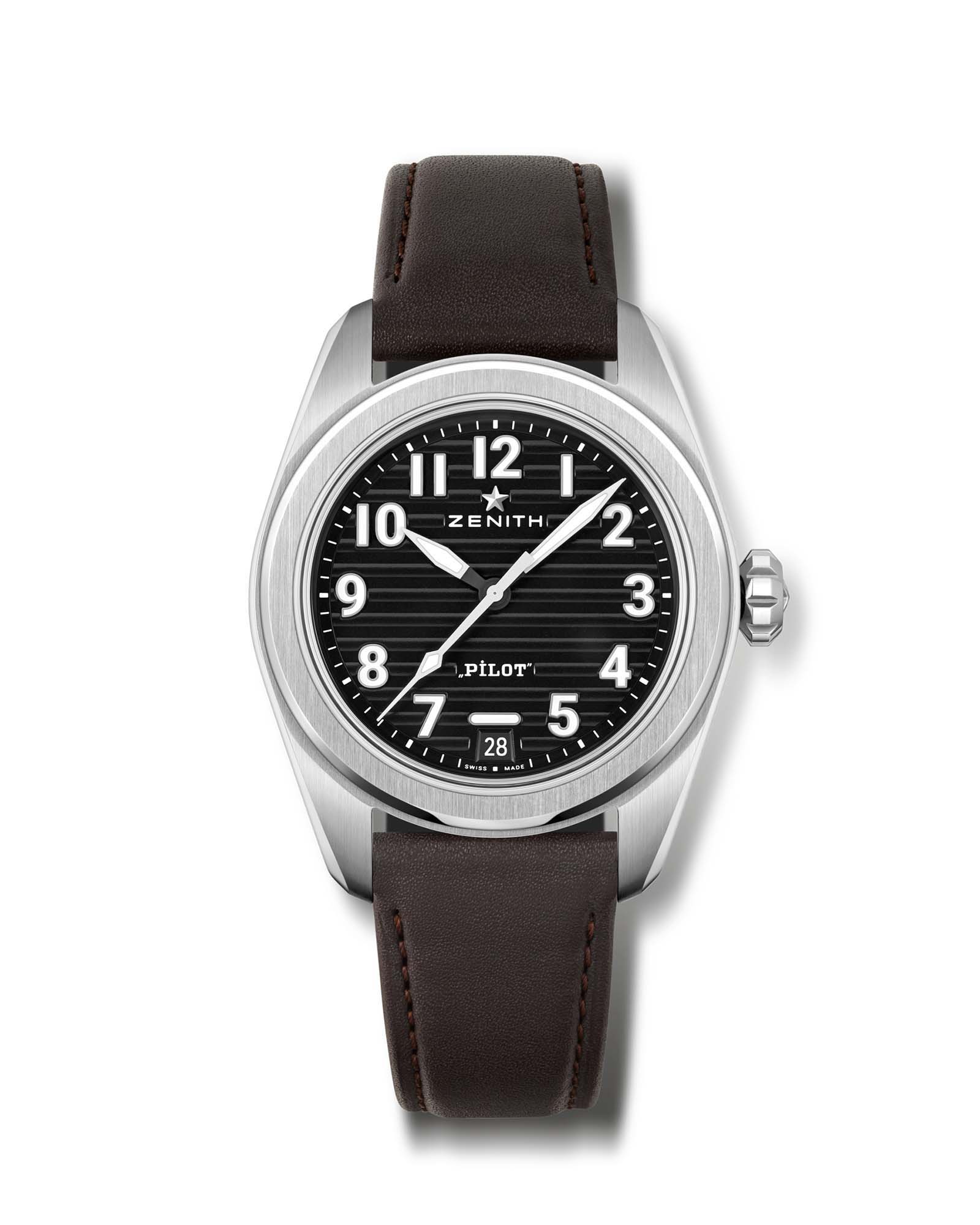 Pilot Central Second & Date 40 - Zenith Detailansicht