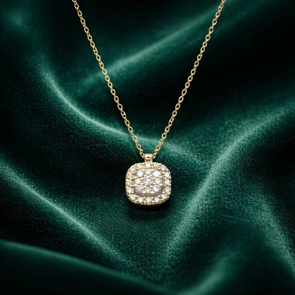 Kette Brillant "Kissen" - 