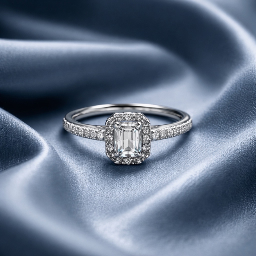 Ring Brillant "Baguette" - 