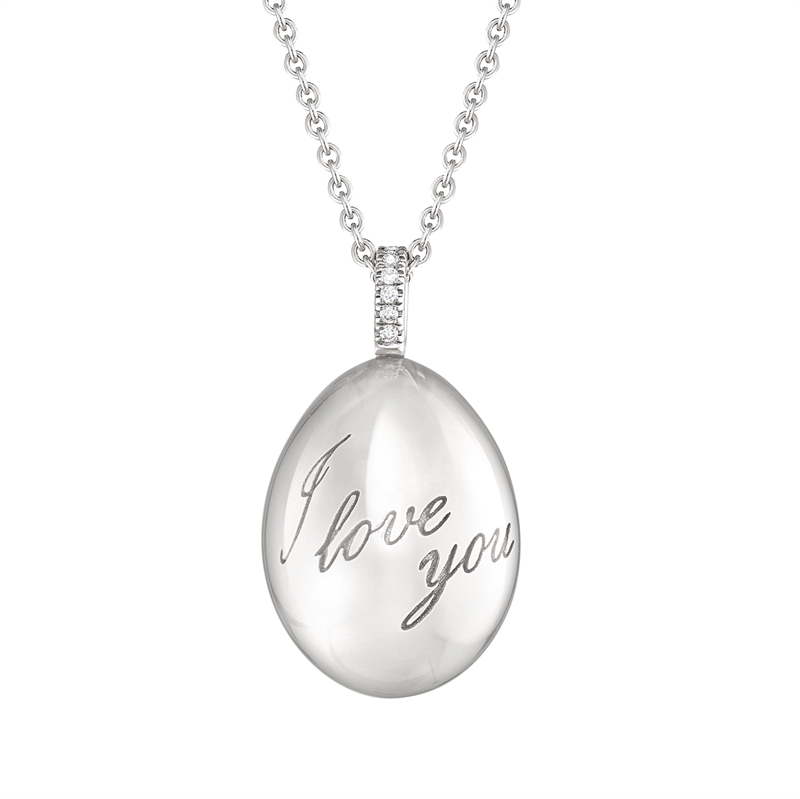 Essence Weißgold "I Love You" M 18mm - Fabergé