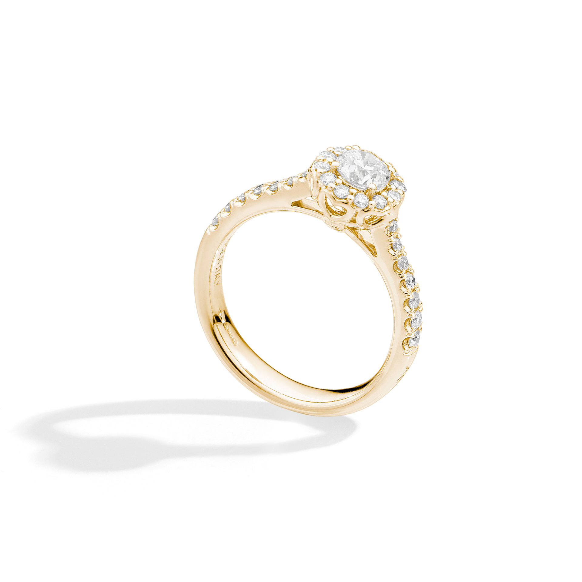 Bridal Anniversary Halo Sunset Gold - Recarlo
